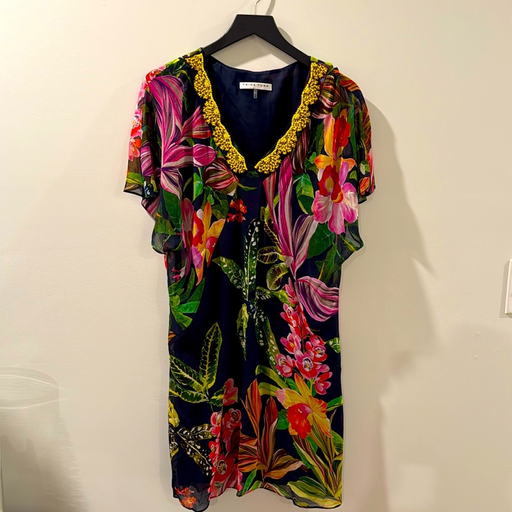 Trina Turk Floral Tropical Dress
